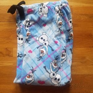 Disney Olaf Pajama Bottom!